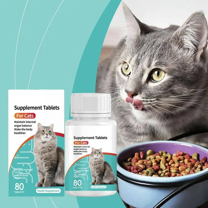 Pet Probiotic For Cats Digestive Health Supplement Probiotic Tablets Kitten Probiotic Supplement Tablets Cat Digestive Support
