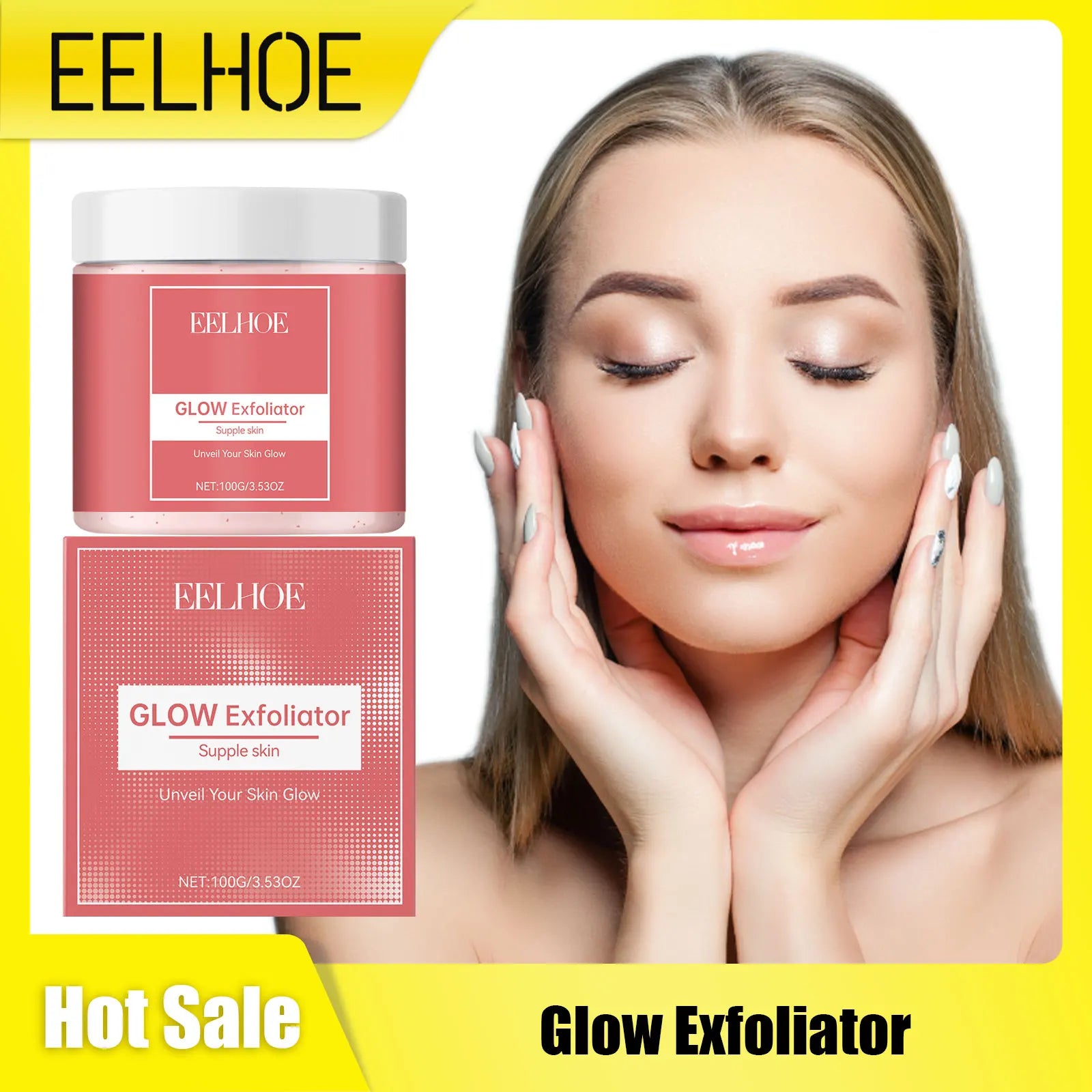 Vitamin C Face Scrub Rejuvenated Skin Gentle Exfoliating Skin Glow Shrink Pores Clean Blackhead Deep Cleansing Skin Care Scrub