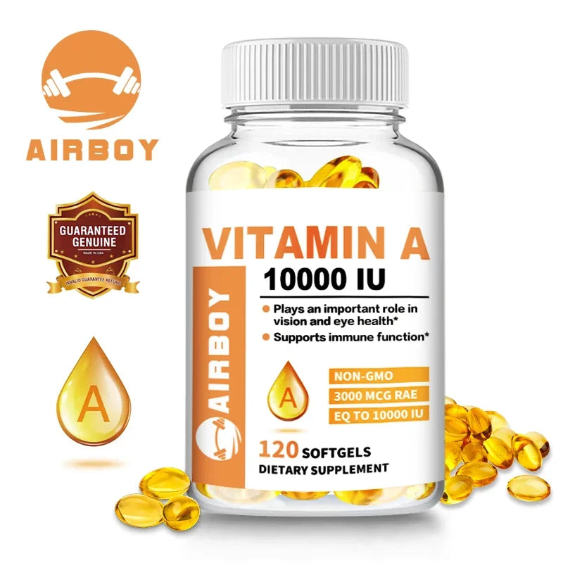 Vitamin A - Supports Healthy Skin and Eyes, Antioxidant, Beneficial for Vision