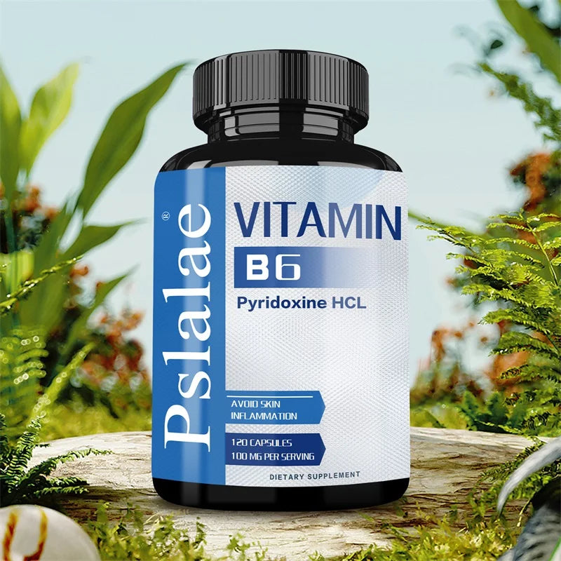 Vitamin B6 - Improves Metabolism, Skin Anti-inflammatory, Antioxidant, for Cardiovascular, Neurological, Immune and Eye Health