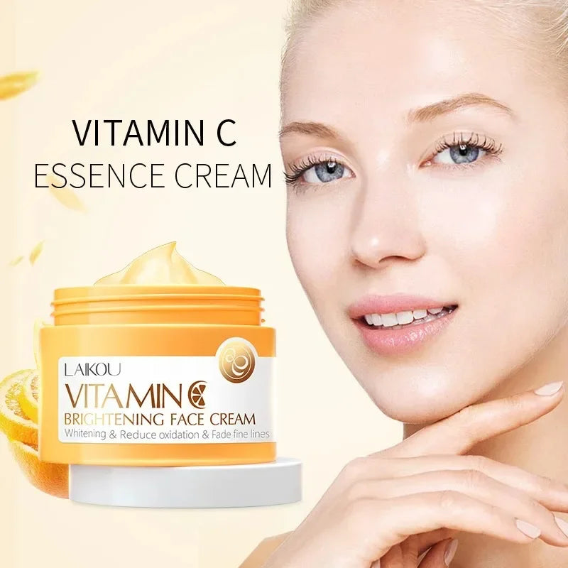 Vitamin C for Face Cream Reduces Dullness Pigments Dark Spots Firming Facial Cream  Lightening Skin Rejuvenation Beauty Health